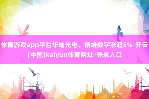 体育游戏app平台华灿光电、创维数字涨超5%-开云(中国)kaiyun体育网址-登录入口